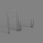 shoe stands and cloth holder