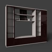 rimini living room set with brown facade with tv space (4), 217.8 cm