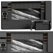 Modern Kitchen 03 Black