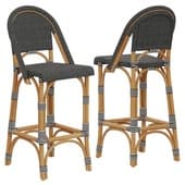 Restoration Hardware St Germain Resin Armless Stool