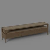tv stand made of solid oak visio