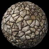 Stone Wall Mosaic