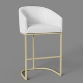 emery barrelback slope burnt bar stool