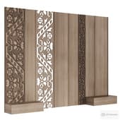 wall panels headboard russian ornament 020