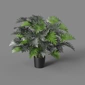 artificial plant xanadu philodendron bush 75 cm