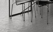 the floor is concrete, high-quality, seamless