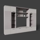 rimini white living room set with tv seat (7), 217.8 cm