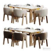 Leg Chair and TB365 Dining Set