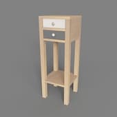 art. re-03 console stand (for flowers) small