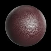 Leather Uph 1 Maroon