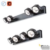 slv kalu led black 147630, 147650. set of 2