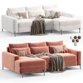 Corner sofa Haring Soft Milk
