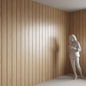 wooden wall slats