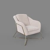 46AS-AR2976-BG-Armchair-velor-beige-mat-gold