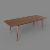 teak table vintage 180 230