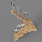 modular wooden staircase