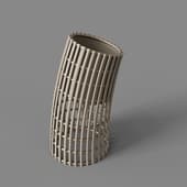 large cyclone planter - kubu mushroom