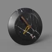 bari's sahara noir wall clock