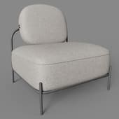 stone matting chair grey