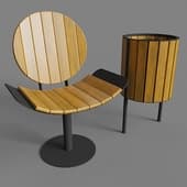 amelia's chair and marcel's urn