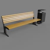 bench tomsk and urn leader