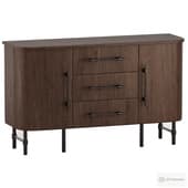 Zeke Large Sideboard in Grey Pine Effect