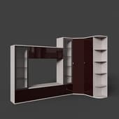 rimini living room set with brown corner facade with tv space (9), 217.8 cm