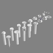fasteners nuts, screws, bolts, washers, self-tapping screws