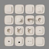 omega, ambrella volt sockets and switches
